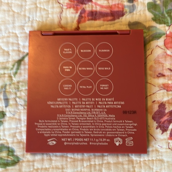 Morphe vintage rose artistry palette - Picture 2 of 4